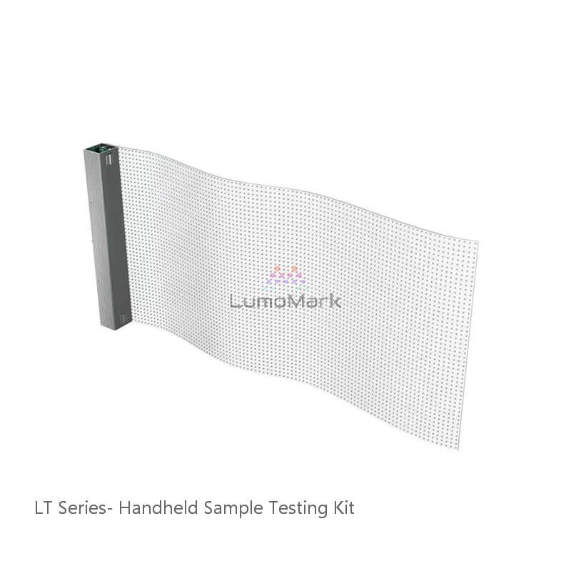 Indoor Flexible Adhesive LED film Display Handheld Sample Kit Demo Testing For Customized Project