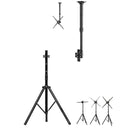 3D-F Series Stand & Mount Options for 3D Hologram Fan | Floor Stand / Ceiling Mount (No Housing) | Compatible with F Series ≤100cm(39.4inch) | Black Finish