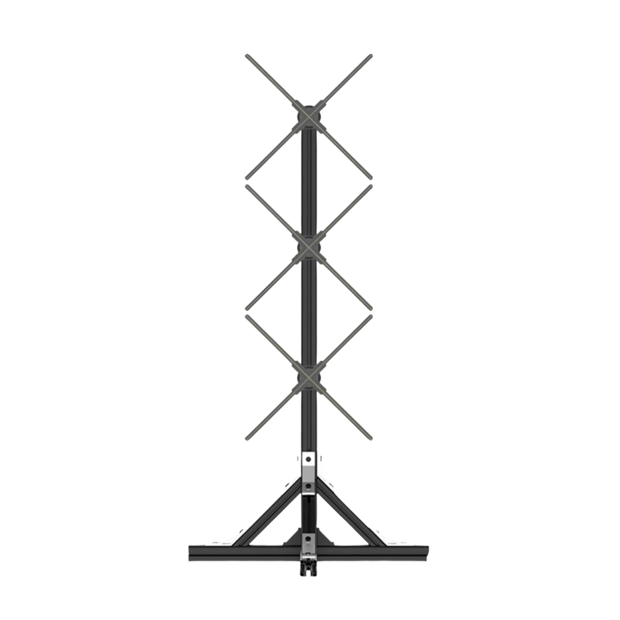 3D-F Series Multi-Fan Stand Mount | 1×3 / 2×3 / 3×3 Configurations | Compatible with F Series ≤100cm 3D Hologram Fans | Modular Steel Frame