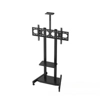 3D-M Series Floor Stand for 3D Hologram Fan | Compatible with M Series 130cm / 150cm / 200cm Diameter Models | Heavy-Duty Steel Frame | Black Finish