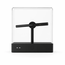 FLA Series Small Size 18.5cm to 28cm (7.3–11.0 inch) | 3D Holographic LED Fan | Transparent Square Protective Housing with Built-in Battery | Shop Display Holographic Fan | 2 Blades