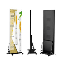 LP-B Series Indoor LED Visual Poster Display | 640×1920mm | P1.25 / P1.53 / P1.86 / P2.5 | Plug-in | Non-Splicing | Acrylic Cover