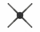 FLC Series Medium Size 47cm to 100cm (18.5–39.4 inch) | 3D Holographic LED Fan | Fan Only / Tripod Floor Stand / Ceiling Mount | Commercial Holographic Signage | 4 Blades
