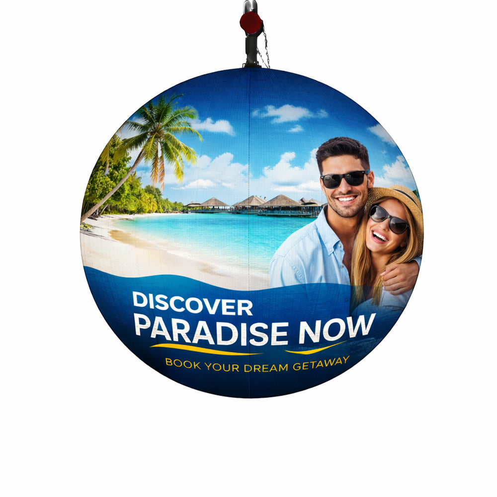 LS-O Outdoor LED Ball Screen – Dia. 150cm (5.0ft) | P5 | Weatherproof 360° LED Ball Screen for Commercial Signage & Events