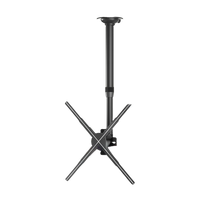 FLA Series Medium Size 70cm to 99cm (27.6–39 inch) | 3D Holographic LED Fan | Fan Only / Tripod Floor Stand / Ceiling Mount | Business Holographic LED Fan | 4 Blades