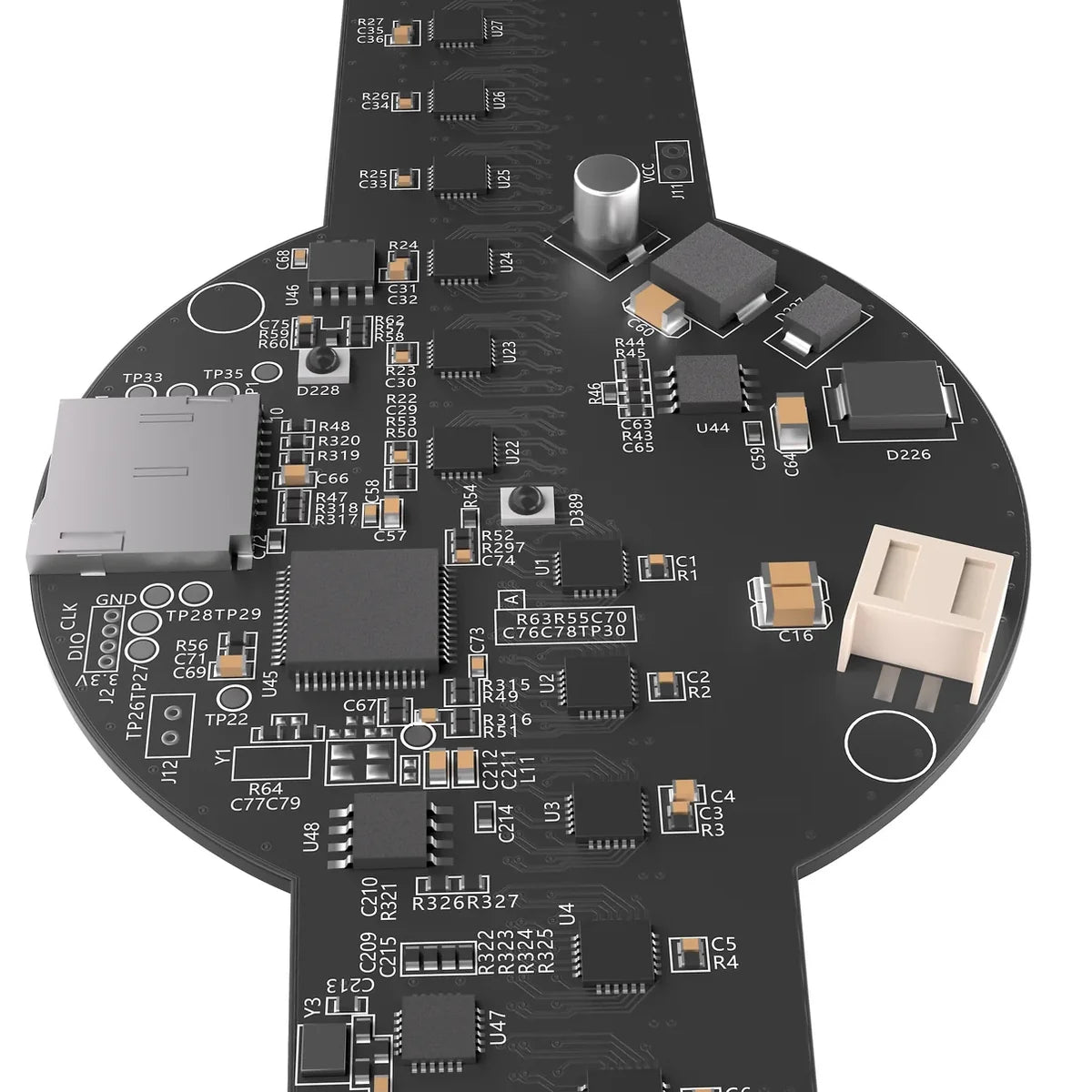 FLC Series Small Size 42cm (16.5 inch) | 3D Holographic LED Fan | 2-Pack Fans with Outdoor Double-Sided Mounting Bracket | Commercial Holographic Signage | 2 Blades