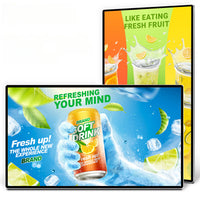 85" Indoor Wall-Mount LCD Digital Poster | Android RK3568 2GB+16GB | Non-Touch / Infrared Touch | CMS Software | VESA Mount