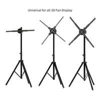 FLA Series Medium Size 70cm to 99cm (27.6–39 inch) | 3D Holographic LED Fan | Fan Only / Tripod Floor Stand / Ceiling Mount | Business Holographic LED Fan | 4 Blades