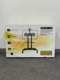 3D-M Series Floor Stand for 3D Hologram Fan | Compatible with M Series 130cm / 150cm / 200cm Diameter Models | Heavy-Duty Steel Frame | Black Finish