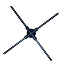 FLA Series Medium Size 52cm to 64cm (20.5–25.2 inch) | 3D Holographic LED Fan | Fan Only / Desktop Stand / Transparent Protective Cover / Black Protective Cover | Shop Display Holographic Fan | 4 Blades