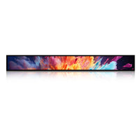 32.1 Inch LCD Android Stretched Shelf Display – 819.4×55mm Viewable Ultra-Wide Bar Screen | Cloud / App / USB Playback