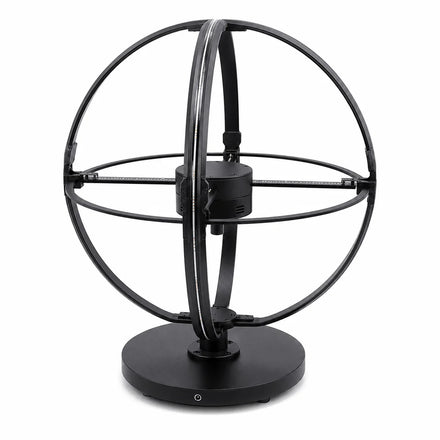 SPHC Series Medium Size 50cm (19.7 inch) | 3D Holographic LED Fan | Fan Only with Base | Business Holographic LED Fan | 4 Blades