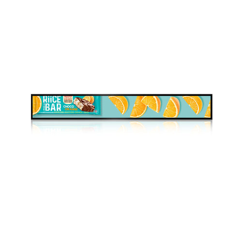 23.1 Inch (579.5×37mm Viewable) Android Stretched LCD Bar Shelf Display | Ultra-Wide Digital Signage Screen | Cloud / Mobile / USB Content Upload