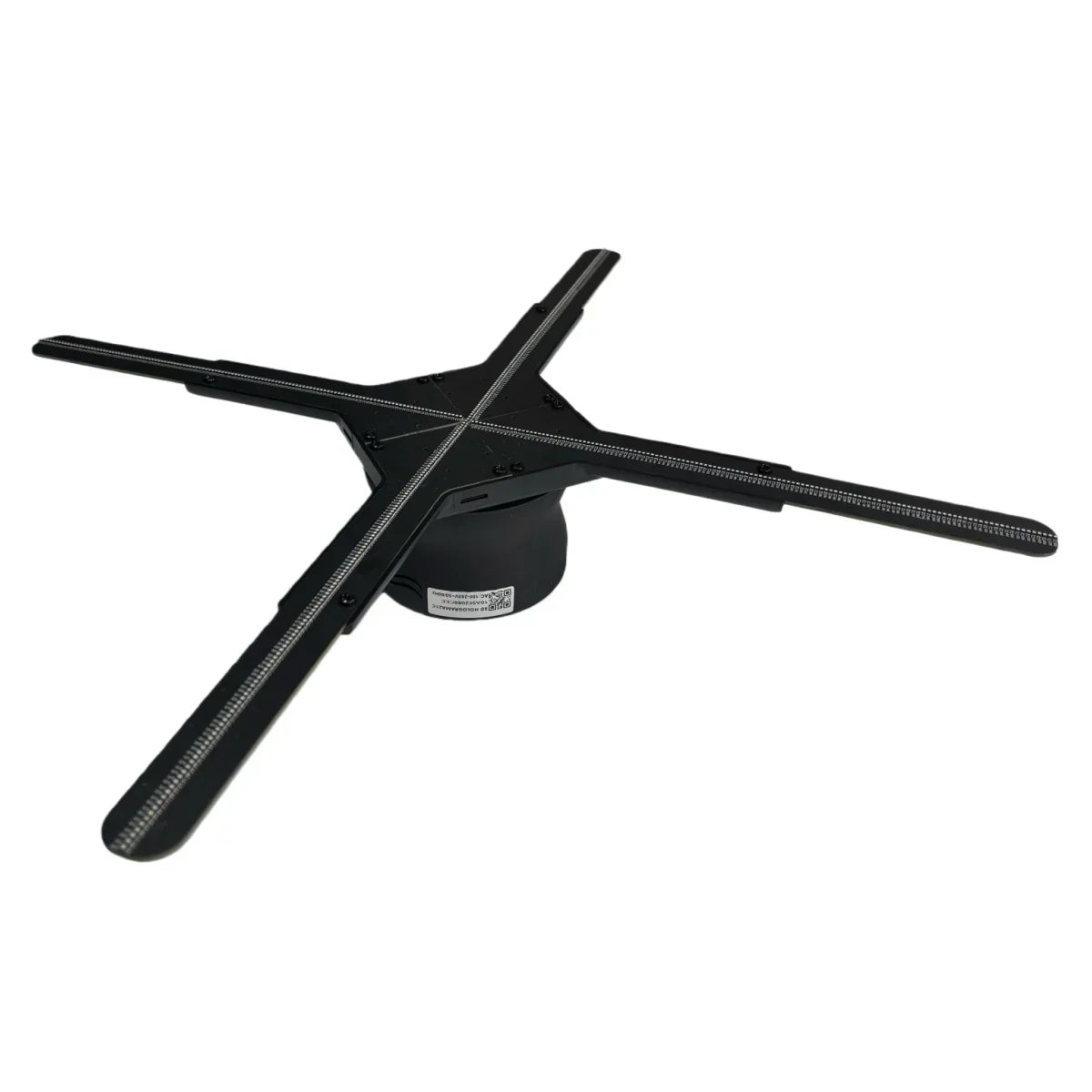 FLC Series Medium Size 47cm to 100cm (18.5–39.4 inch) | 3D Holographic LED Fan | Fan Only / Tripod Floor Stand / Ceiling Mount | Commercial Holographic Signage | 4 Blades