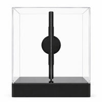 FLA Series Small Size 18cm to 42cm (7.1–16.5 inch) | 3D Holographic LED Fan | Transparent Square Protective Housing | Professional LED Holographic Fan | 2 Blades