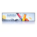 24.5 Inch (597.9×168.2mm Viewable) Commercial Ultra-Wide LCD Shelf Display | Android Stretched Bar Screen | Cloud, App & USB Playback