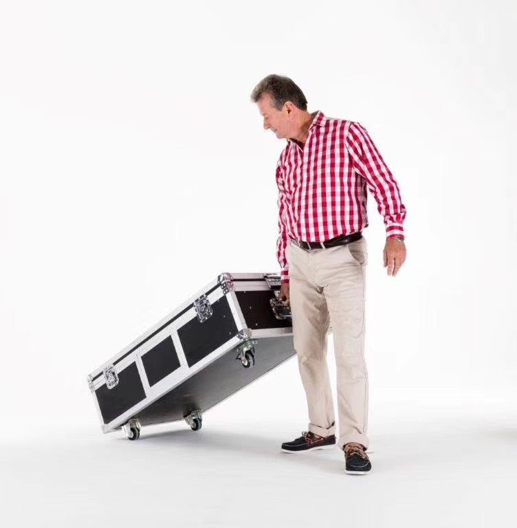 EP-M Series Foldable & Liftable LED Poster | 1×4m Indoor Display Kit | P3.9mm | Remote Control + Rolling Case Solution