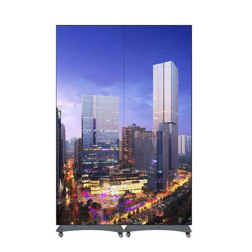 LP-GOB Series LED Visual Poster Display | 640×1920mm | P1.25 / P1.53 / P1.85 / P2.5 | Indoor Plug-in Display | Flip-Open Magnetic Frame with GOB Surface