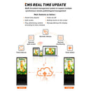 50‘’ Indoor Single-Sided Floor-Standing LCD Digital Poster with Wheel Stand | Android RK3568 2GB+16GB | Non-Touch / Infrared / Capacitive Touch | CMS Preinstalled