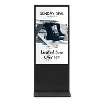 55‘’ Single-Sided Indoor Movable LCD Digital Poster | | Android RK3568 2GB+16GB | Non-Touch / Infrared / Capacitive Touch | CMS Preinstalled