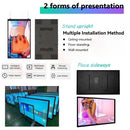 86" Single-Sided 2500nits High Brightness LCD Window Display, Android RK3568 2G+32G, Non-Touch, Cloud/APP/USB, Wall-Mount/Floor Stand/Suspended Installation