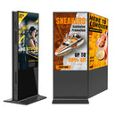 50‘’ Dual-Sided Indoor Floor-Standing LCD Digital Poster with Wheel Stand | Android RK3568 2GB+16GB | Non-Touch | CMS Preinstalled