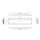 65.7 Inch Commercial Stretched LCD Bar Display – 1650×255.2mm Viewable Ultra-Wide Android Shelf Screen | Cloud / USB / Mobile Playback