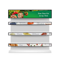 37.6 Inch Ultra-Wide Android LCD Bar Display – 920×258mm Viewable Shelf Screen | Cloud / App / USB Content Management