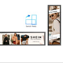 49.5 Inch Ultra-Wide Stretched LCD Shelf Display – 1210×340mm Viewable Android Bar Screen | Cloud Platform & USB Playback