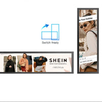 49.5 Inch Ultra-Wide Stretched LCD Shelf Display – 1210×340mm Viewable Android Bar Screen | Cloud Platform & USB Playback