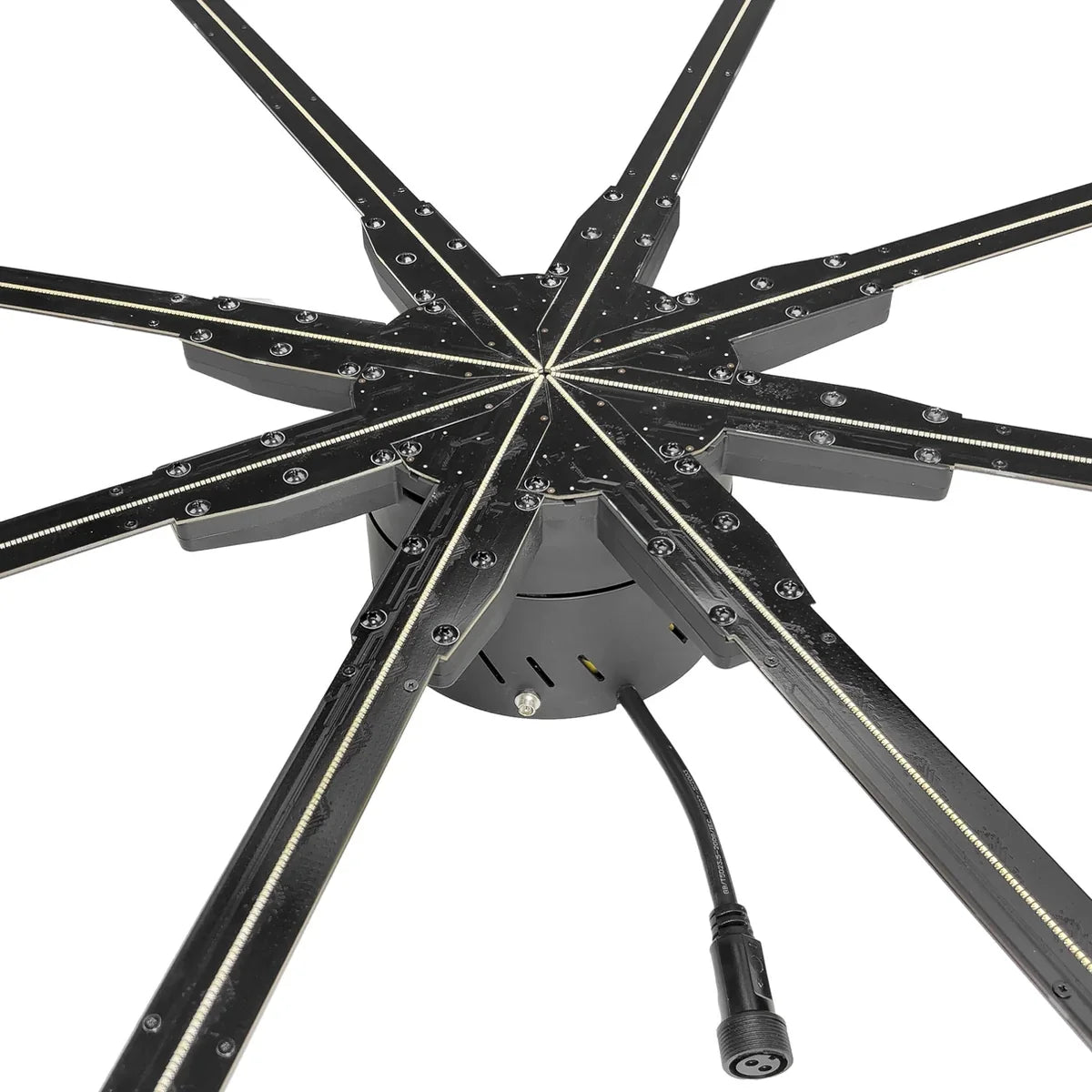 FLS Series Large Size 150cm to 180cm (59.1–70.9 inch) | 3D Holographic LED Fan | Fan Only / Fan with Dual-Pole Mobile Stand | Smart Advertising Holographic Display | 8 Blades