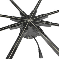 FLS Series Large Size 150cm to 180cm (59.1–70.9 inch) | 3D Holographic LED Fan | Fan Only / Fan with Dual-Pole Mobile Stand | Smart Advertising Holographic Display | 8 Blades