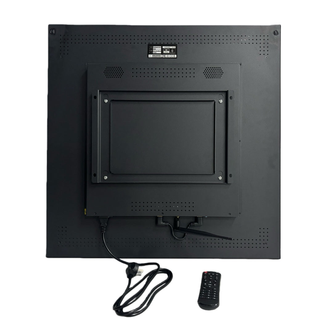 SQ Series 29.6 Inch 1:1 Square LCD Digital Display Screen – 531×531mm Viewable | Optional Capacitive Touch | Cloud / App / USB Disk Playback