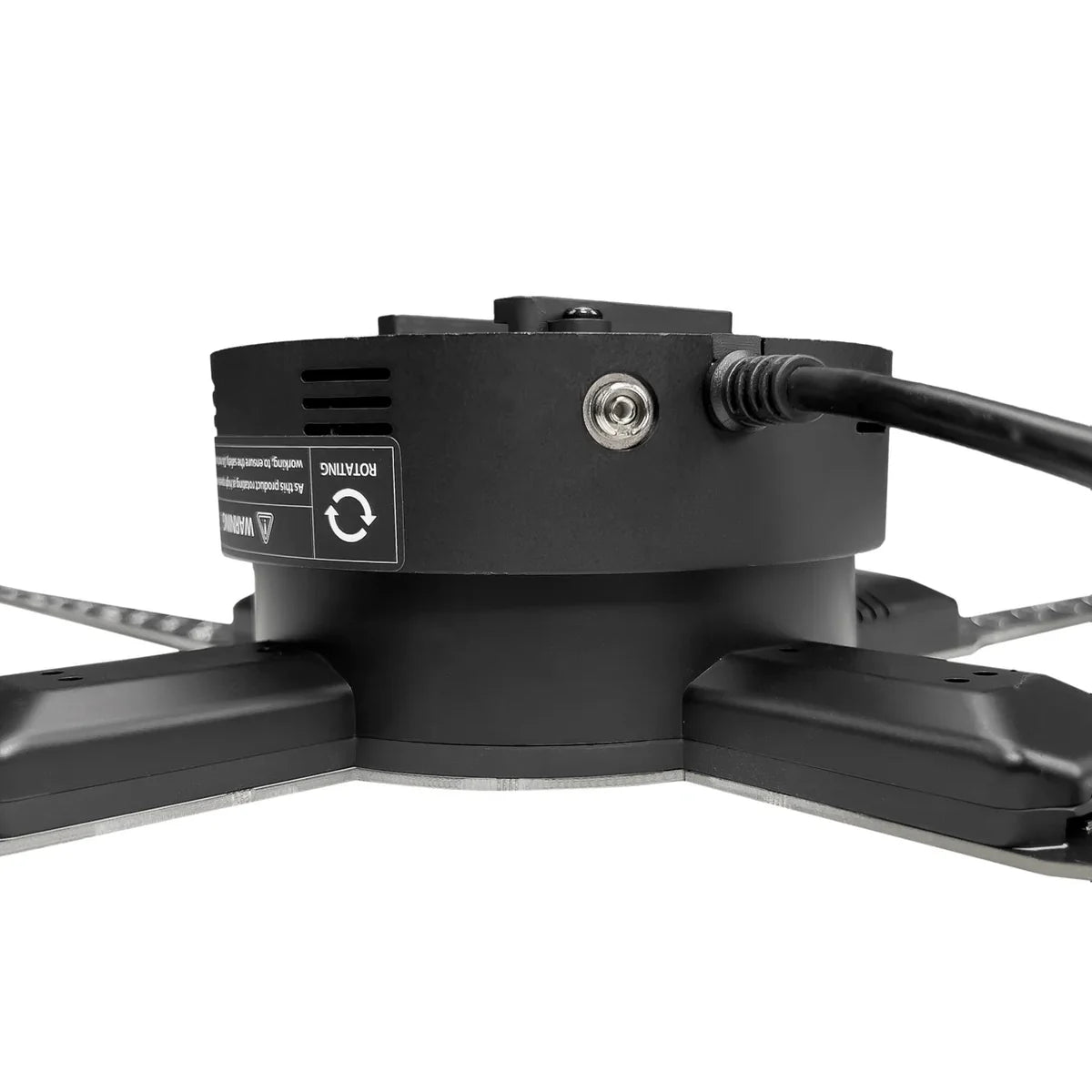FLS Series Medium Size 65cm to 100cm (25.6–39.4 inch) | 3D Holographic LED Fan | Fan Only / Fan with Tripod Floor Stand / Ceiling Mount | Commercial Holographic Signage | 4 Blades