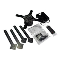 FLC Series Medium Size 47cm to 100cm (18.5–39.4 inch) | 3D Holographic LED Fan | Fan Only / Tripod Floor Stand / Ceiling Mount | Commercial Holographic Signage | 4 Blades