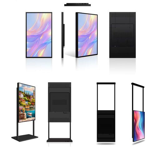43" Single-Sided 2500nits High Brightness LCD Window Display, Android RK3568 2G+32G, Non-Touch, Cloud/APP/USB, Wall-Mount/Floor Stand/Suspended Installation