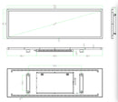 49.5 Inch Ultra-Wide Stretched LCD Shelf Display – 1210×340mm Viewable Android Bar Screen | Cloud Platform & USB Playback