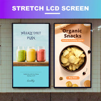 98" Indoor Wall-Mount LCD Digital Poster | Android RK3568 2GB+16GB | Non-Touch / Infrared Touch | CMS Software | VESA Mount