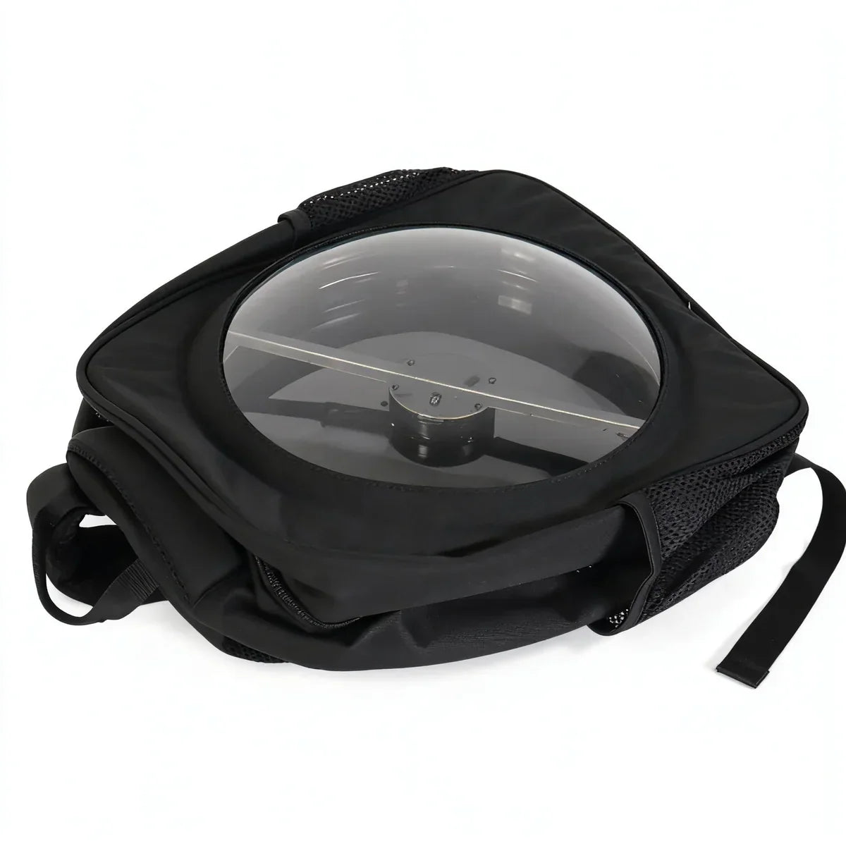 FLA Series Small Size 11cm to 28cm (4.3–11.0 inch) | 3D Holographic LED Fan | Fan with Transparent Protective Cover | Business Holographic LED Fan | 2 Blades