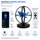 SPHC Series Medium Size 50cm (19.7 inch) | 3D Holographic LED Fan | Fan Only with Base | Business Holographic LED Fan | 4 Blades