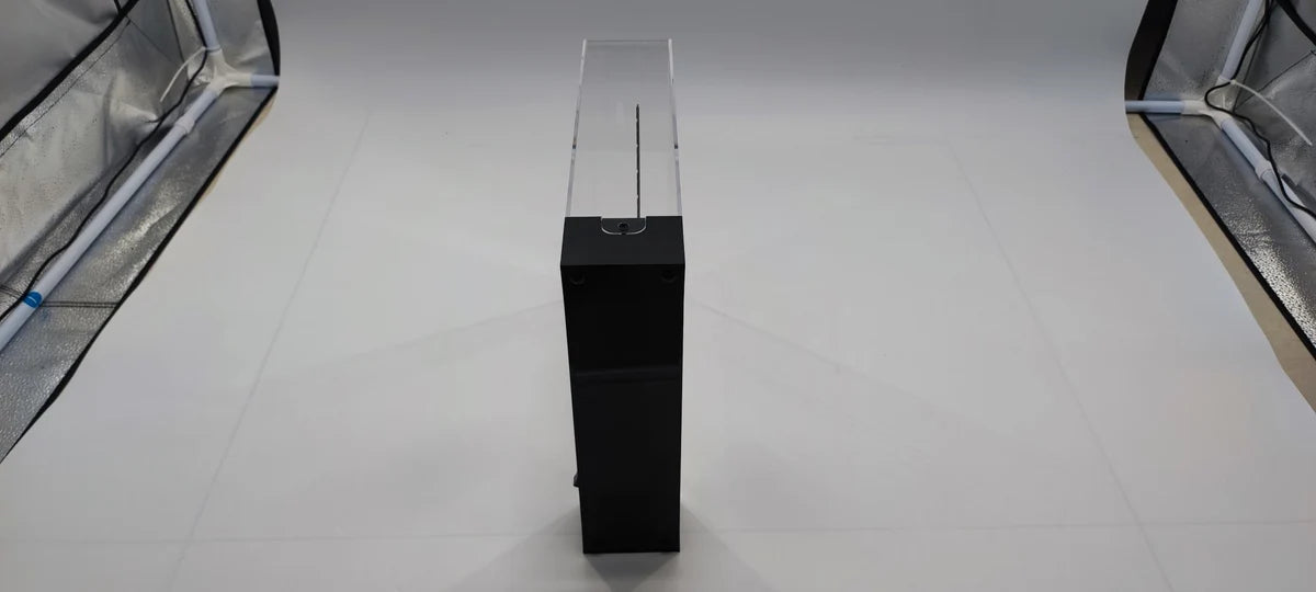 FLA Series Small Size 18cm to 42cm (7.1–16.5 inch) | 3D Holographic LED Fan | Transparent Square Protective Housing | Professional LED Holographic Fan | 2 Blades