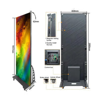 LP-GOB Series IndoorLED Visual Poster Display Kit | Plug-in | 1280×1920mm | P1.25 / P1.53 / P1.85 / P2.5 | GOB Hardened Surface | Commercial Quality