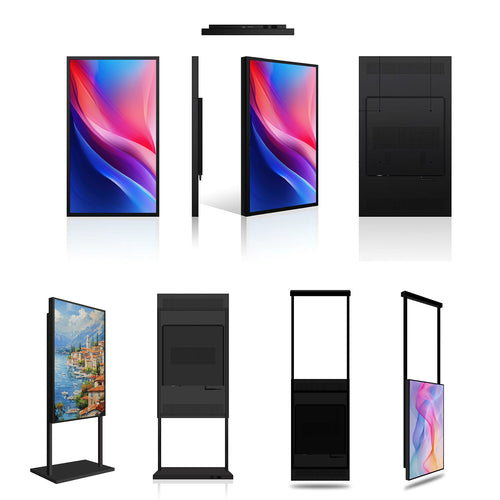 55" Single-Sided 2500nits High Brightness LCD Window Display, Android RK3568 2G+32G, Non-Touch, Cloud/APP/USB, Wall-Mount/Floor Stand/Suspended Installation