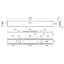 56.6 Inch Commercial Android Stretched LCD Bar Display – 1431×160mm Viewable Ultra-Wide Shelf Screen | Cloud / USB / Mobile App Control