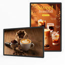 50" Indoor Wall-Mounted LCD Digital Poster | Android RK3568 2GB+16GB | Non-Touch / Infrared / Capacitive Touch | CMS Software | VESA Mount