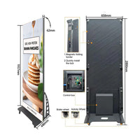 LP-BAT Series LED Visual Poster Display | 640×1920mm / 960×1920mm | P1.25 / P1.53 / P1.86 / P2.5 | Battery Powered | No Plug Needed | Splicing-Capable