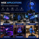 SPHC Series Medium Size 50cm (19.7 inch) | 3D Holographic LED Fan | Fan Only with Base | Business Holographic LED Fan | 4 Blades