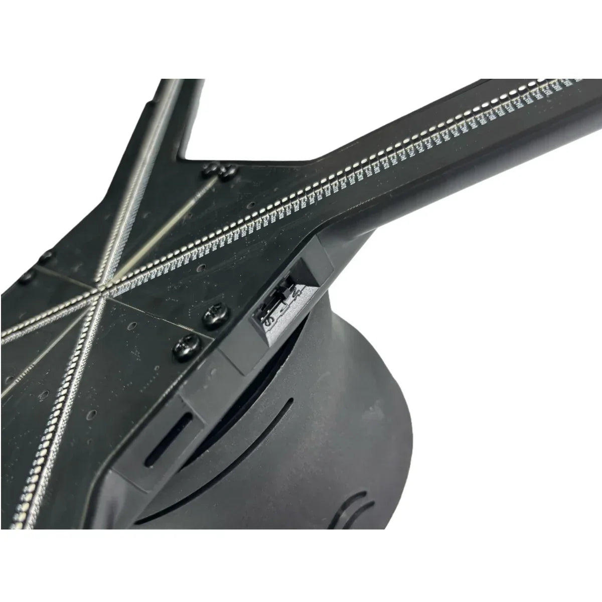 FLC Series Medium Size 47cm to 100cm (18.5–39.4 inch) | 3D Holographic LED Fan | Fan Only / Tripod Floor Stand / Ceiling Mount | Commercial Holographic Signage | 4 Blades