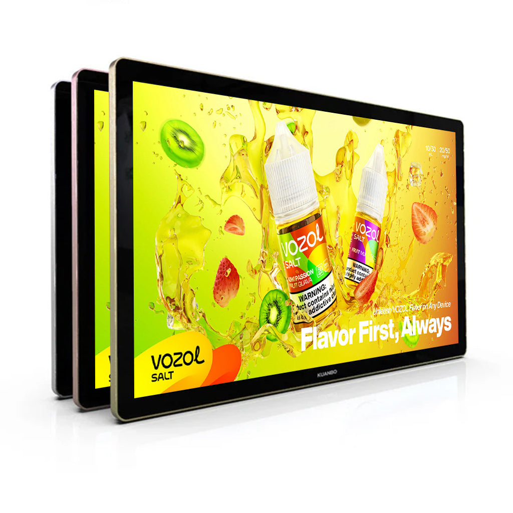 50" Indoor Wall-Mounted LCD Digital Poster | Android RK3568 2GB+16GB | Non-Touch / Infrared / Capacitive Touch | CMS Software | VESA Mount