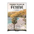 LP-BAT Series LED Visual Poster Display | 640×1920mm / 960×1920mm | P1.25 / P1.53 / P1.86 / P2.5 | Battery Powered | No Plug Needed | Splicing-Capable